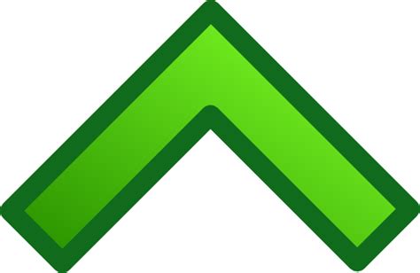 Green Up Arrow - ClipArt Best