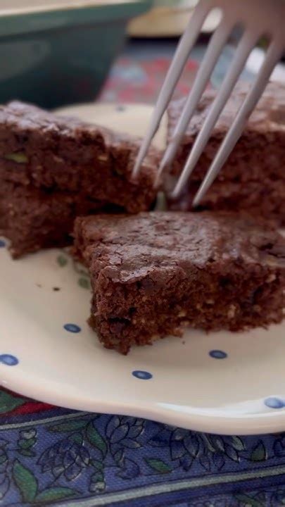 Avocado Banana Oat Brownies 🥑 Dessert Satisfying Asmrfood Baking Youtube