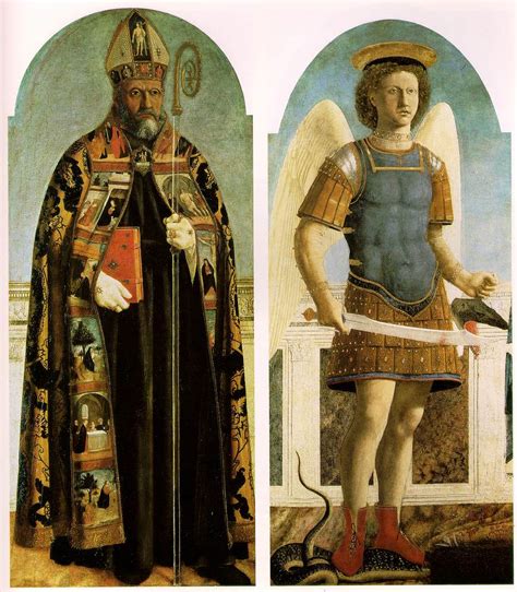 Polyptych Of Saint Augustine 1454 By Piero Della Francesca Artchive