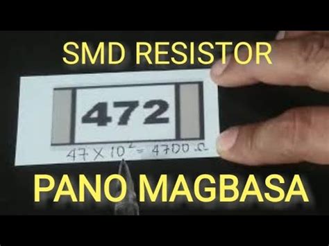 HOW TO READ SMD RESISTOR YouTube