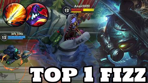 Wild Rift Fizz Top 1 Fizz Gameplay Rank Grandmaster Master Season 8