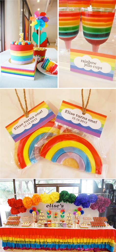 Holidays And Events Rainbow Themed Birthday Party Karas Party Ideas