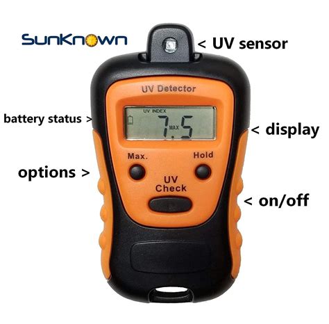 Sunlight Meter For Measuring Harmful Ultraviolet Solar Light Radiations