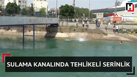 Sulama kanalında tehlikeli serinlik Dailymotion Video