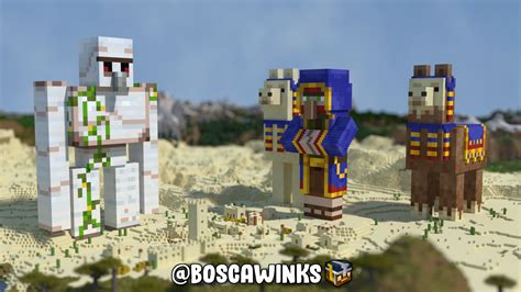 Iron Golem Mob Statue Minecraft Map