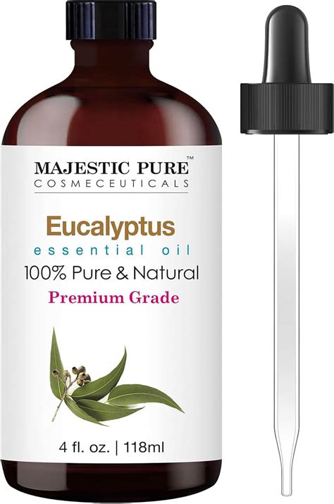 Majestic Pure Aceite esencial de eucalipto de grado terapéutico