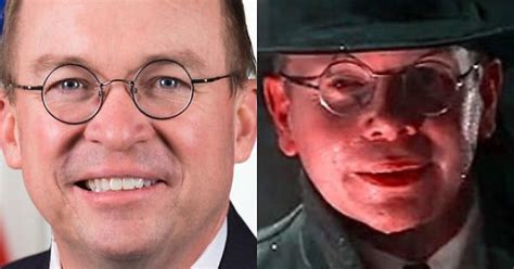 Mick Mulvaney Looks Like The Nazi From Indiana Jones Raiders Of The