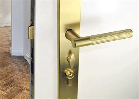 Nidus Knurled Domici Passage Door Handle Set Gun Metal Grey online at ...