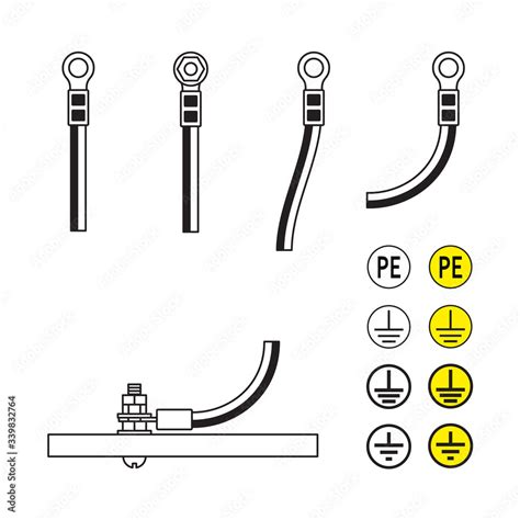 Grounding Wire With Ring Terminalgrounding Boltterminal Of A