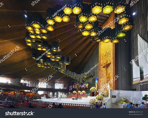 Interior Of The Basilica Of Our Lady Of Guadalupe - Mexico Stock Photo 85041223 : Shutterstock