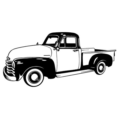 Chevy Truck Cliparts High Quality Chevrolet Pickup Illustrations For