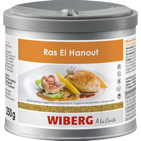 Transgourmet Österreich Wiberg Ras El Hanout oriental Art 470 ml