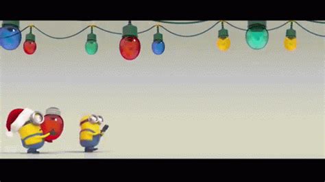 Minion Christmas Decorations GIF - Minion Christmas Deck - Discover ...