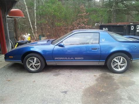 Find Used 1987 Firebird Formula 350 57 Fi V8 In Smithfield Rhode