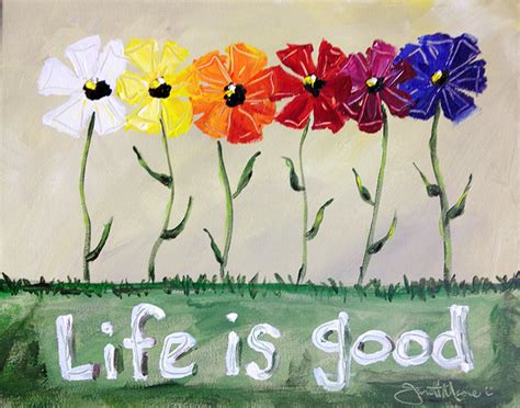 Janettmaries Little Paintings Life Is Good 25