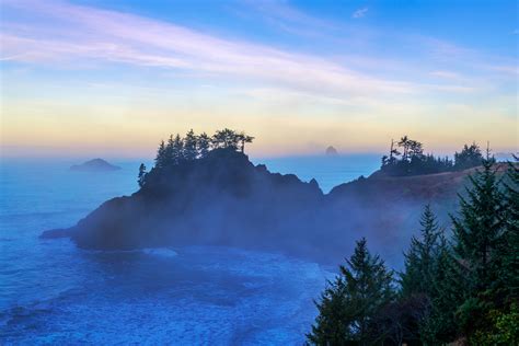 Oregon Coast Morning Fog And Sea Stacks Fine Art Print Photos By