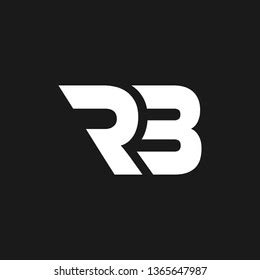 Rb Logo Designed Letter R B Stock Vector Royalty Free 1365647987