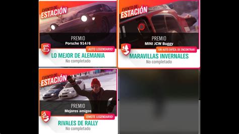 Forza Horizon 4 Invierno Serie 71 Desafío Semanal Forzathon TODOS LOS