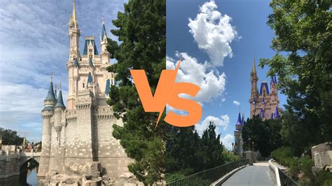 Cinderella Castle at Magic Kingdom: Blue vs. Pink