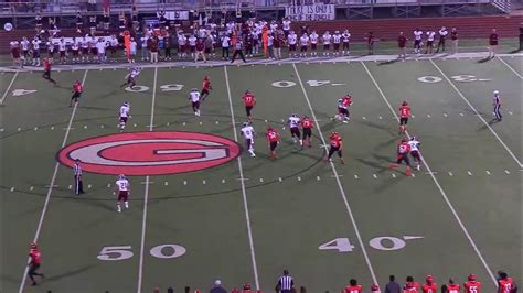 Greenville Lions Varsity Football V Ennis Lions Part 1 Youtube