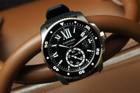 Review Cartier Two Tone Divers Watch Professional Watches