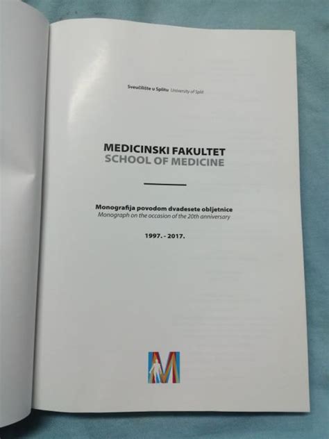 Medicinski Fakultet U Splitu Monografija