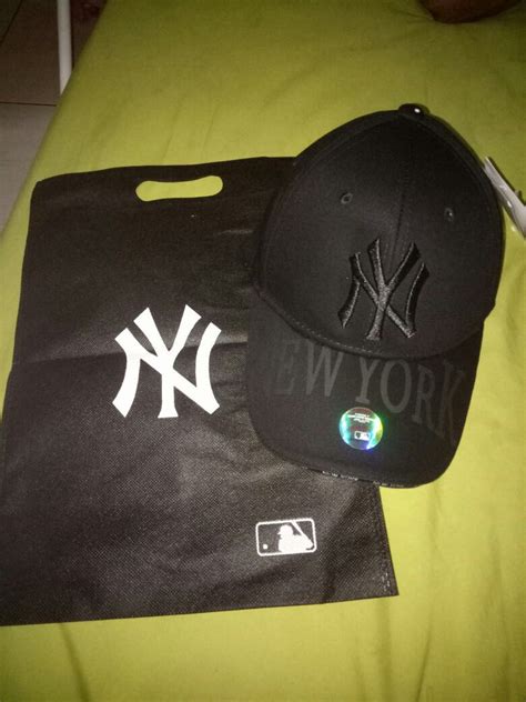 Topi New Era Yankees Ny New York Hitam Original Baru Mlb Fesyen Pria