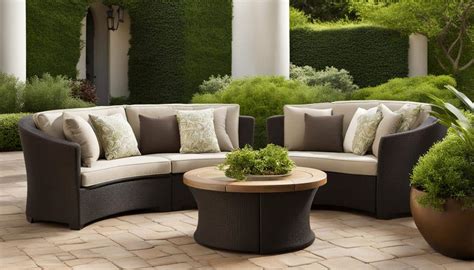 Half Round Outdoor Sofa: Perfect Patio Elegance