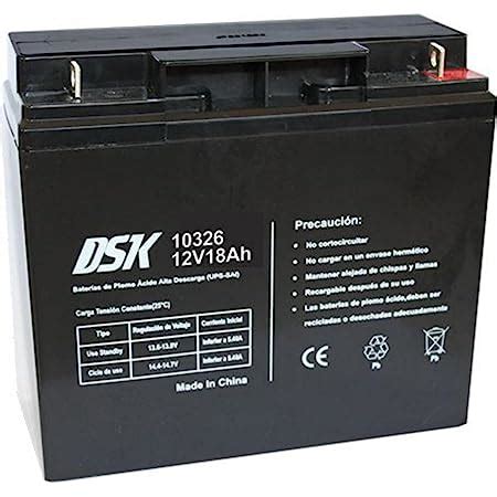 DSK 10326 Batterie au Plomb AGM Rechargeable scellée 12V 18Ah Idéal