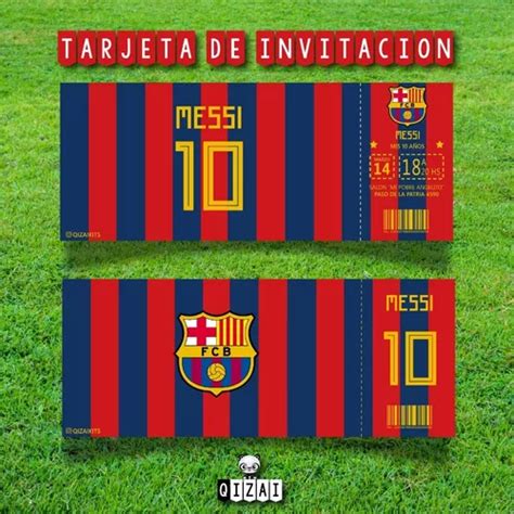 Invitación Digital Barcelona Fc en venta en Avellaneda Bs As G B A