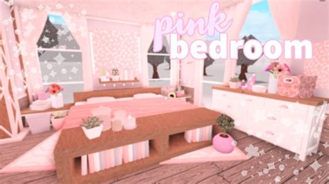 Soft Pink Bedroom Bloxburg Speed Build Youtube