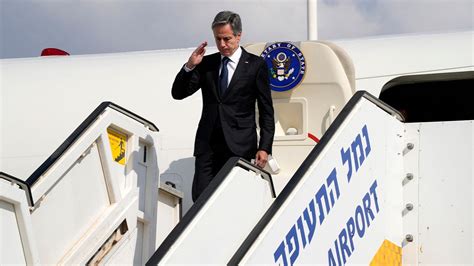 Secretary Of State Blinken Arrives In Israel In Show Of Solidarity