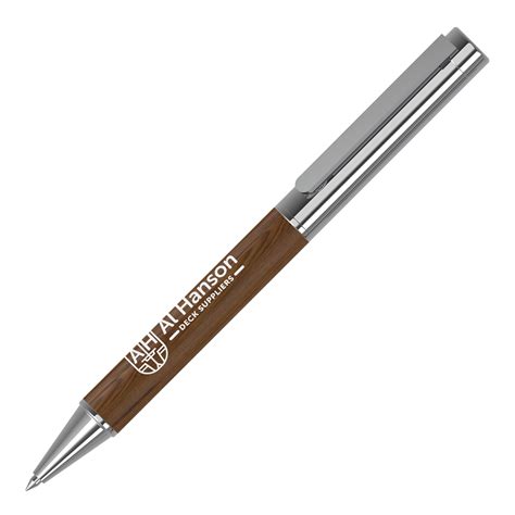 Unique Wood Ball Pen Pcm Embroidery And Print Ltd