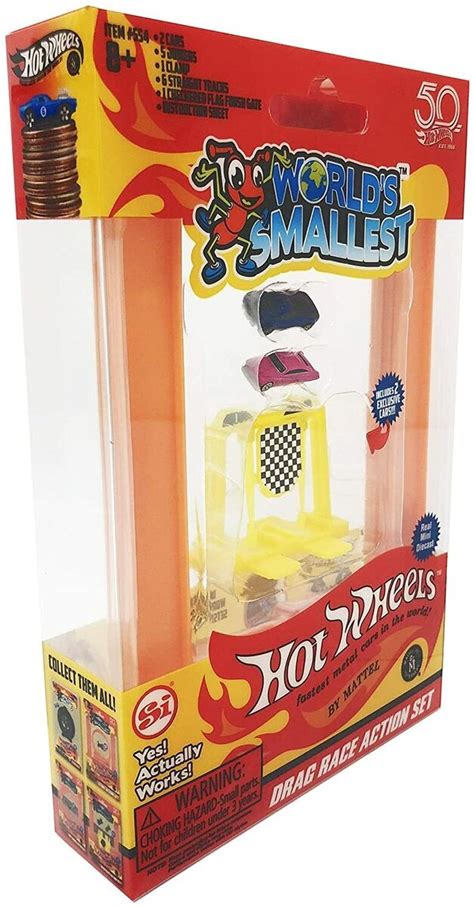 HOT WHEELS DRAG RACE SET WORLD S SMALLEST