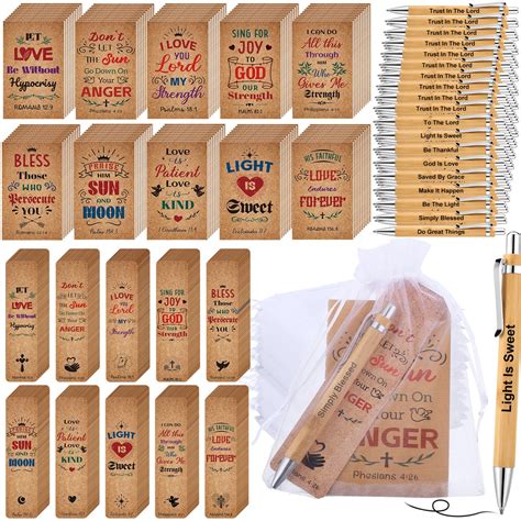 Amazon Yeaqee Pcs Bible Gifts Set Include Bible Verses