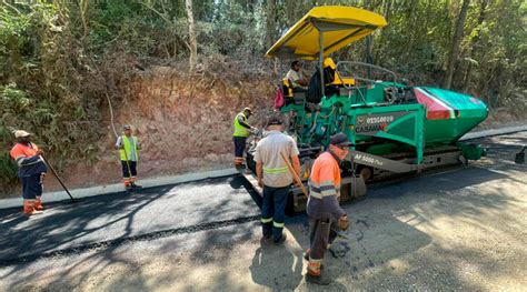 Obras De Pavimenta O Da Estrada Dos Rem Dios Seguem Em Ritmo Acelerado