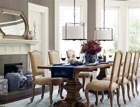 Williams Sonoma Traditional Dining Dining Room Table Dining Chairs