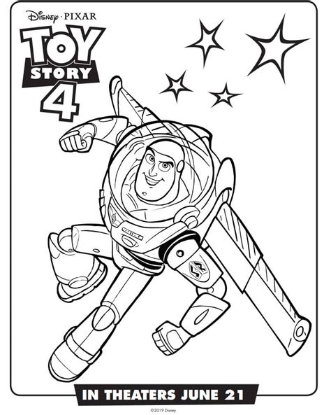 Buzz Lightyear Toy Story 4 Para Colorir Imprimir E Desenhar Colorir Me