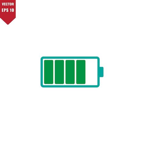 Premium Vector Battery Icon Vector Logo Design Template