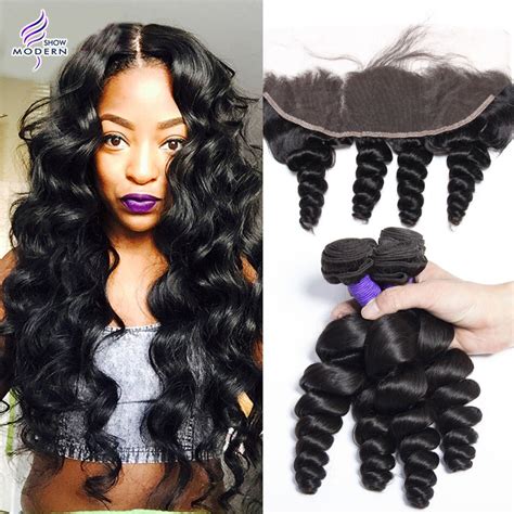 Buy 7a Brazilian Loose Wave Virgin Hair 3 Bundles With