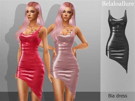 Belal1997 S Belaloallure Bia Dress Sims 4 Clothing Sims 4 Dresses