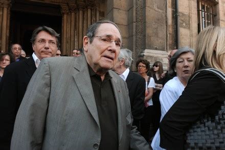 Brigitte Fossey Attends Funerals Laurent Terzieff Editorial Stock Photo