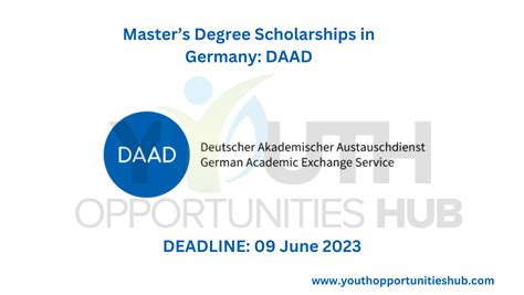 Master’s Degree Scholarships in Germany: DAAD | Youth Opportunities Hub