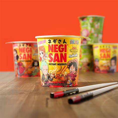 One Piece Ramen - Luffy, Zoro und Nami Chicken Thai Instant-Nudeln