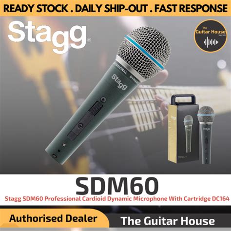 Stagg Professional Dynamic Vocal Instrument Microphone SDM60 Lazada