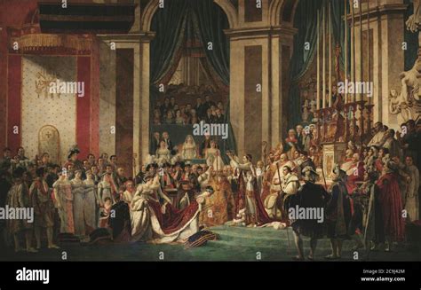 Jacques Louis David Le Sacre De Napoleon Et Le Couronnement De