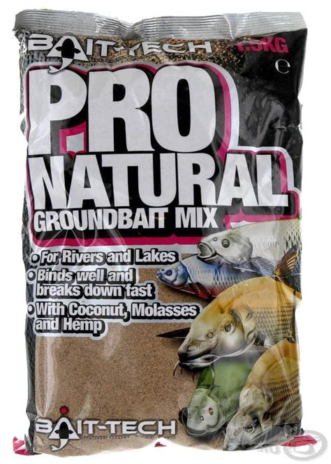 Bait Tech Pro Natural Dark Groundbait Kg Haldor D Horg Sz Ruh Z