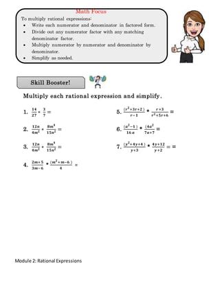 Rational Expressions Pdf