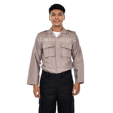 Jual Seragam Pdl Coklat Security Satpam Setelan Pdl Coklat Security