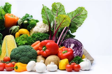 Variety Of Fresh Colorful Vegetables Stock Image Image Of Produce